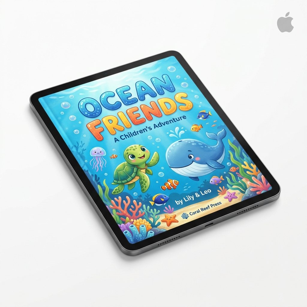 Ocean Friends Book Mockup